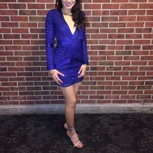 Misguided royal blue dress